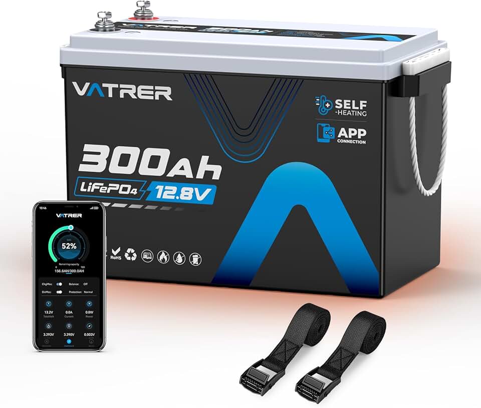 12.8V 300Ah LiFePO4 Battery