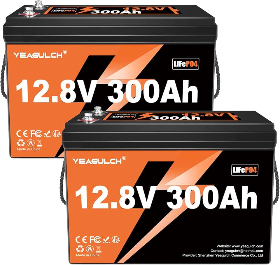 12V 300Ah LiFePO4 Battery
