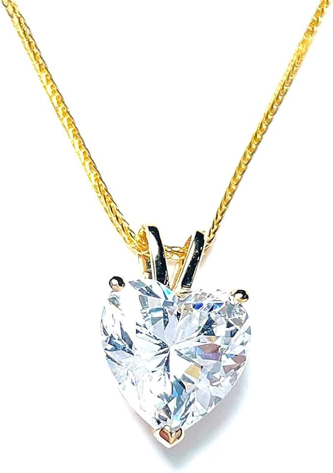 18k Gold Heart Necklace