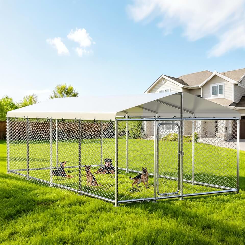 20x10 Outdoor Dog Kennel