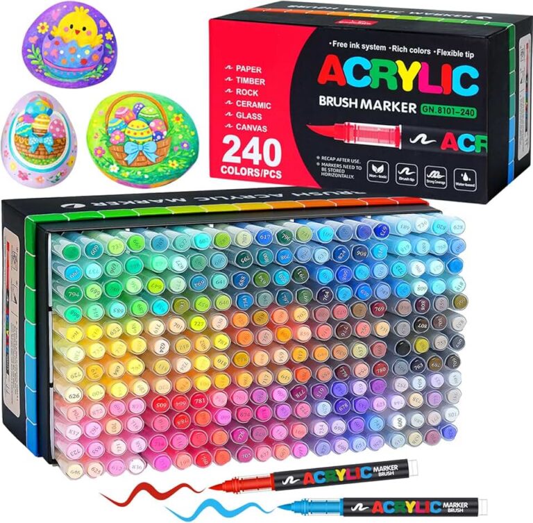240 Colors Acrylic Markers