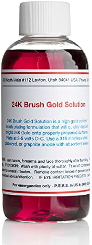 24K Brush Gold Plating Solution