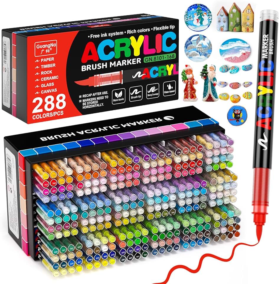 288 Acrylic Paint Markers