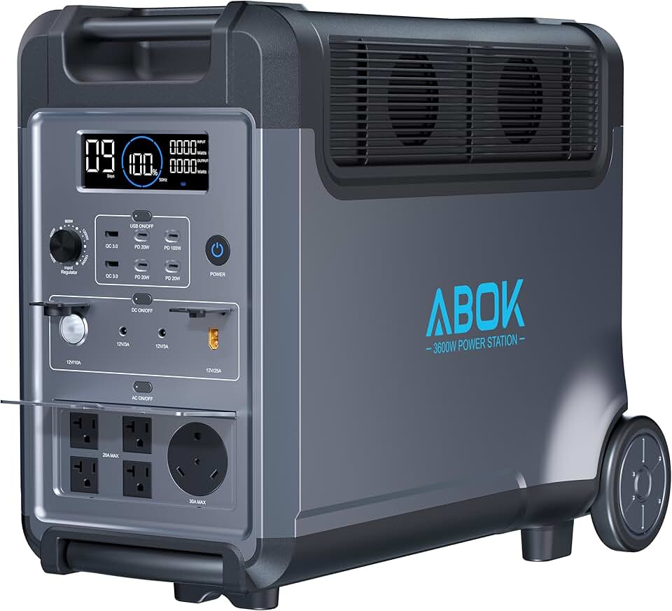 3840Wh Portable Power Station