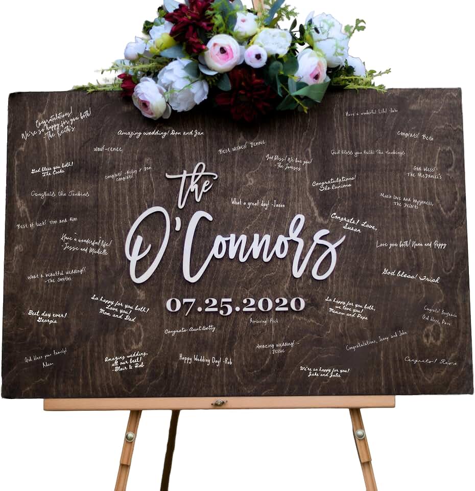 3D Square Guest Book