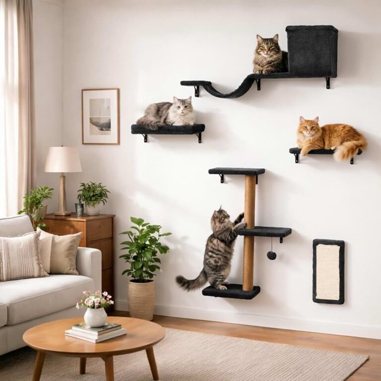 5-in-1 Cat Wall Shelves