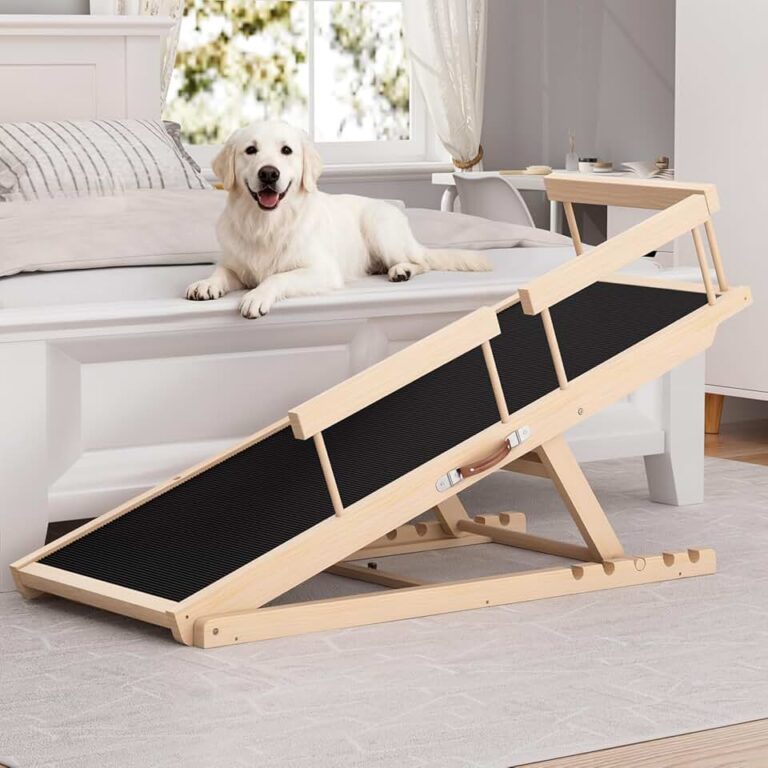 Adjustable Wooden Dog Ramp