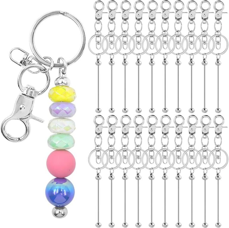 Beadable Keychains Bulk Kit