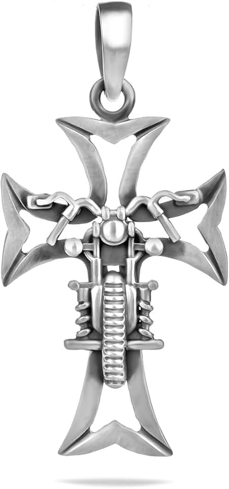 Biker Cross Pendant