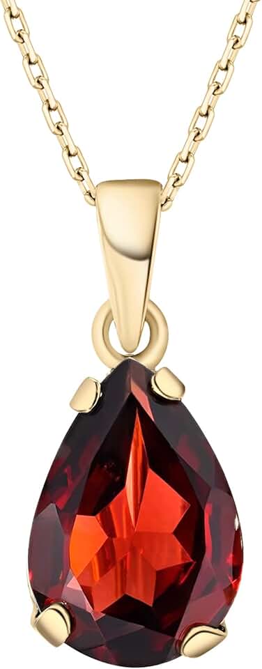 Birthestone Teardrop Necklace
