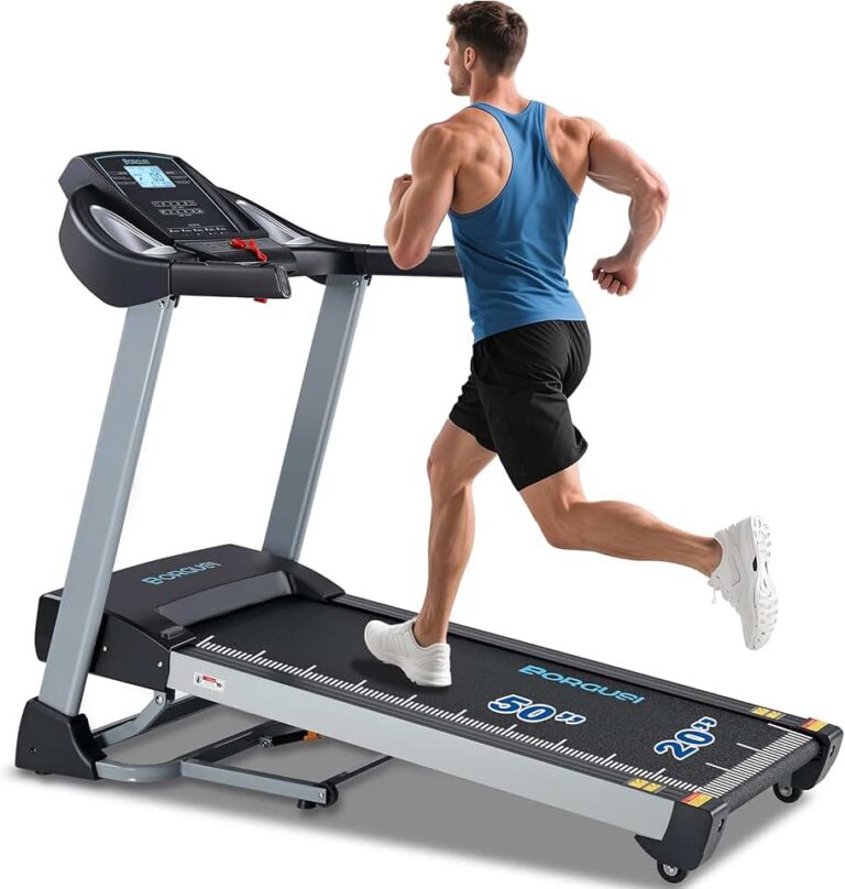 BORGUSI Folding Treadmill