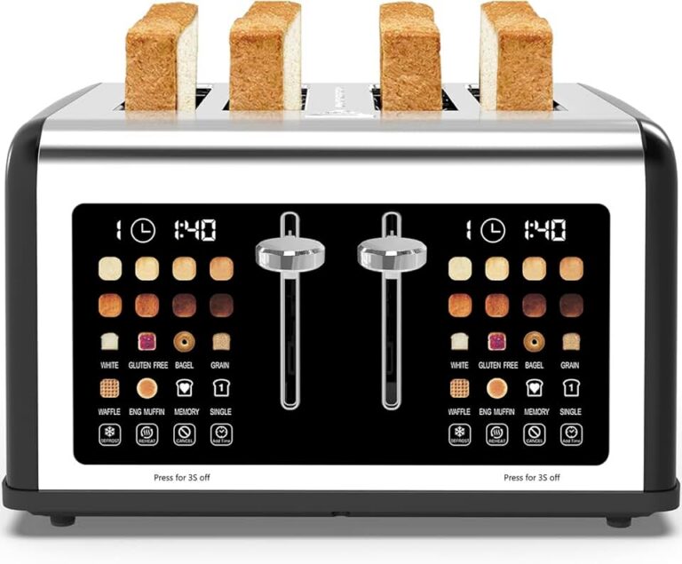 4 Slice Toaster Touch Screen