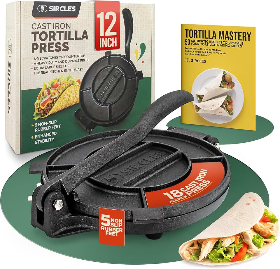 SIRCLES Tortilla Press 12 Inch