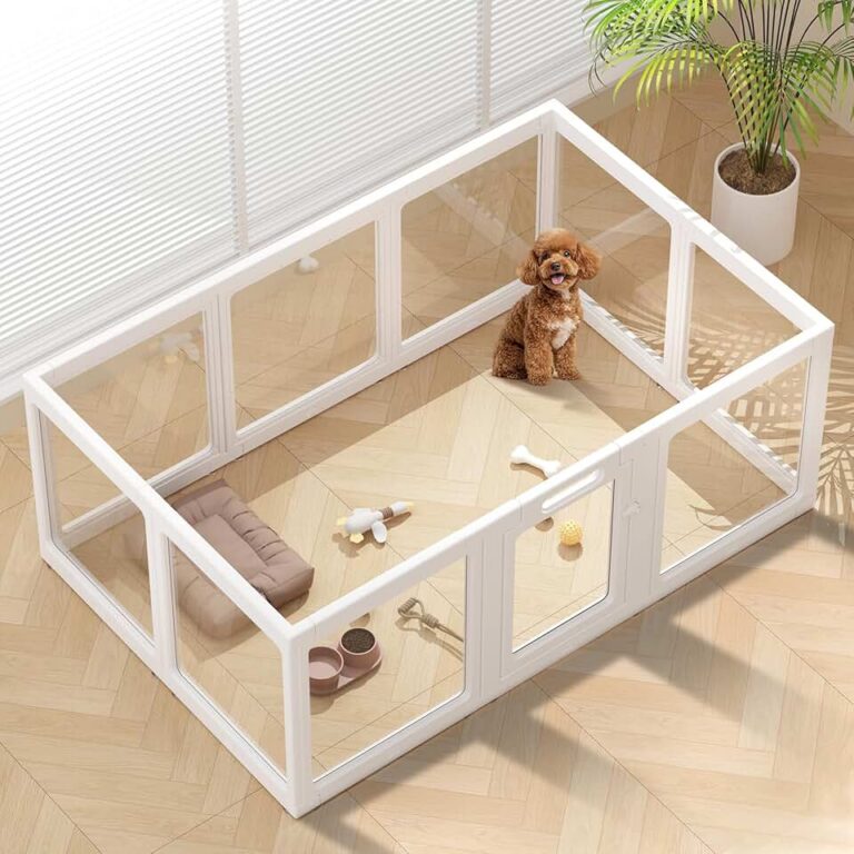Clear Acrylic Dog Playpen