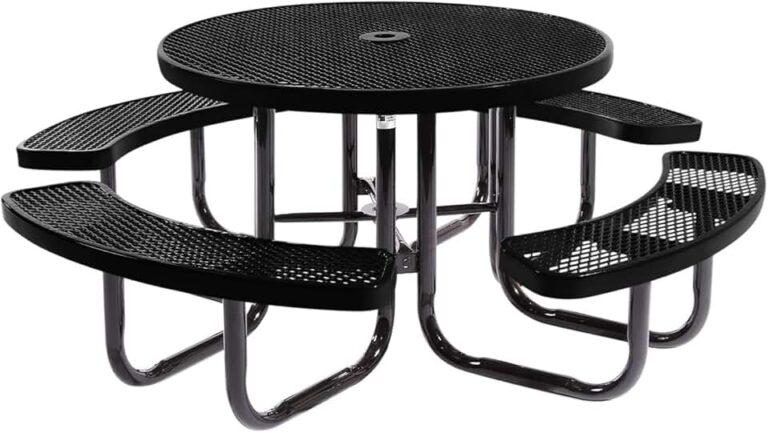 Coated Outdoor Picnic Table