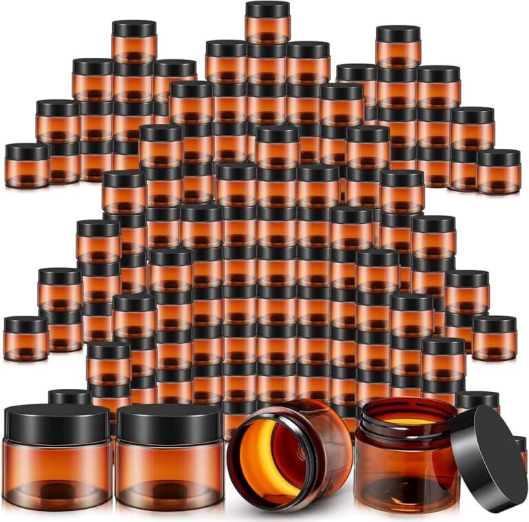 2oz Amber Jars