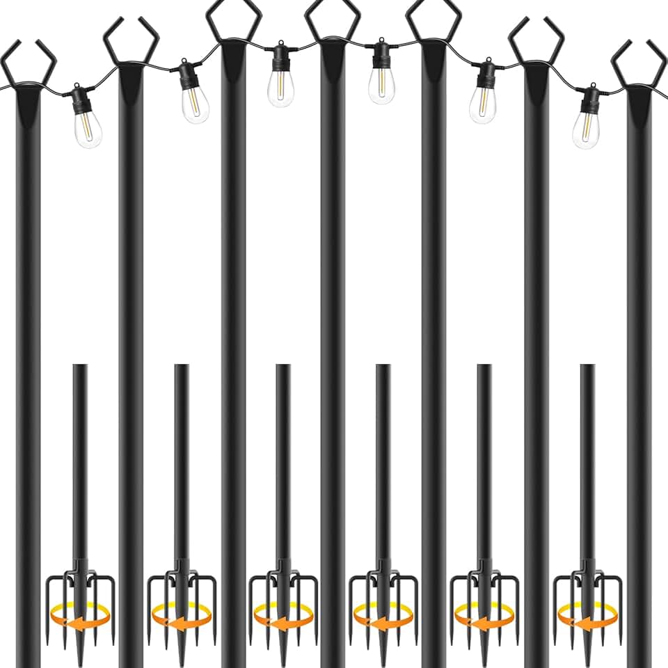 NUERPO String Light Poles