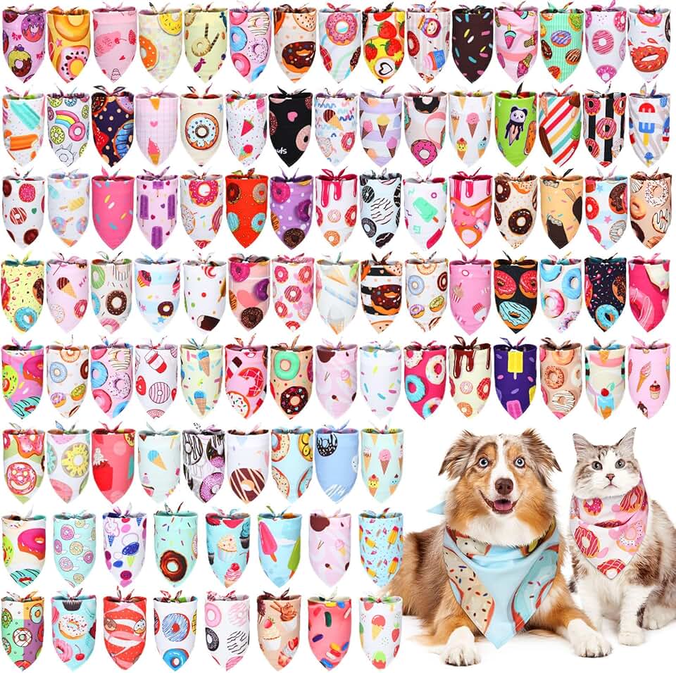 Donut Dog Bandanas Bulk