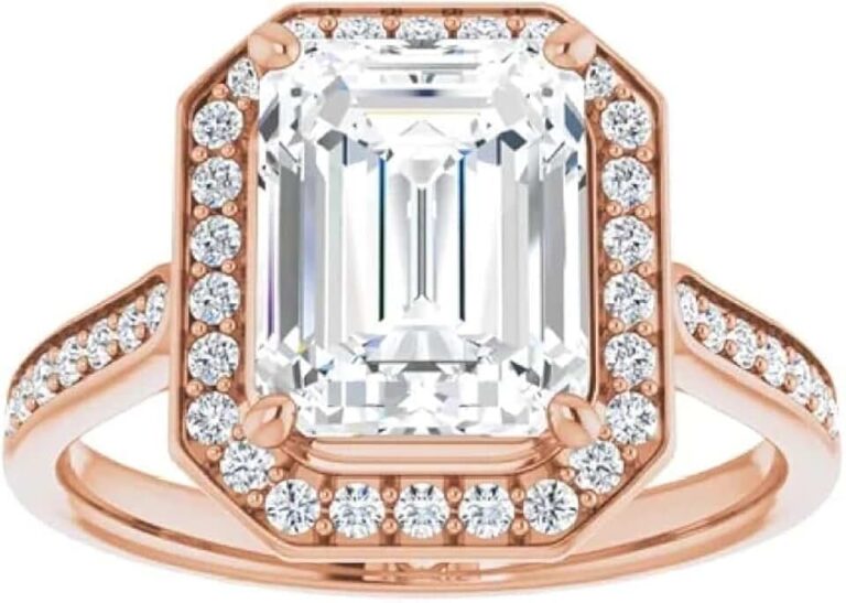Emerald Cut Lab Diamond Ring
