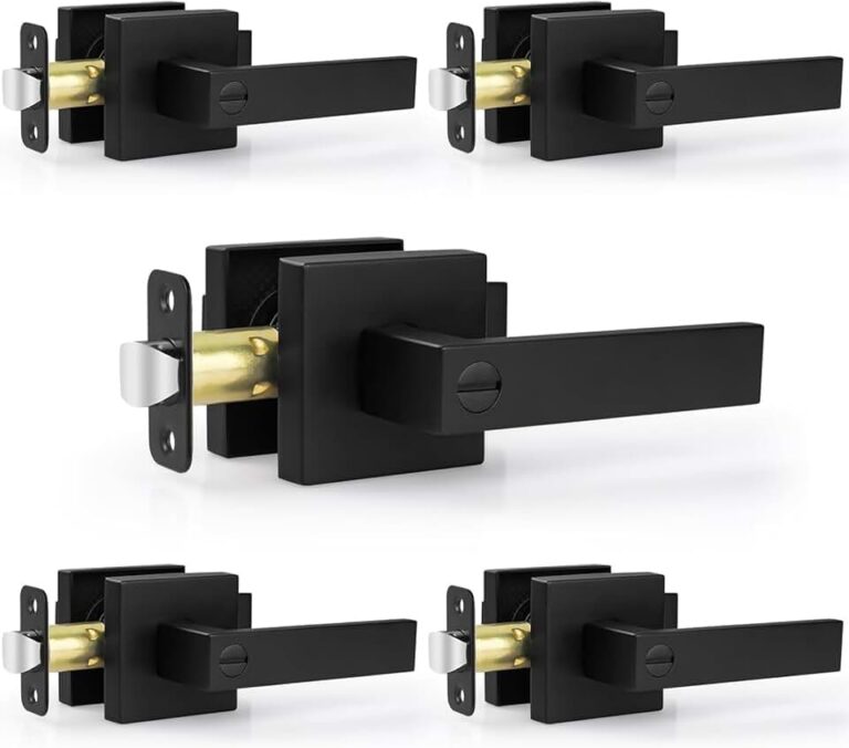 Estmoon Matte Black Door Handles