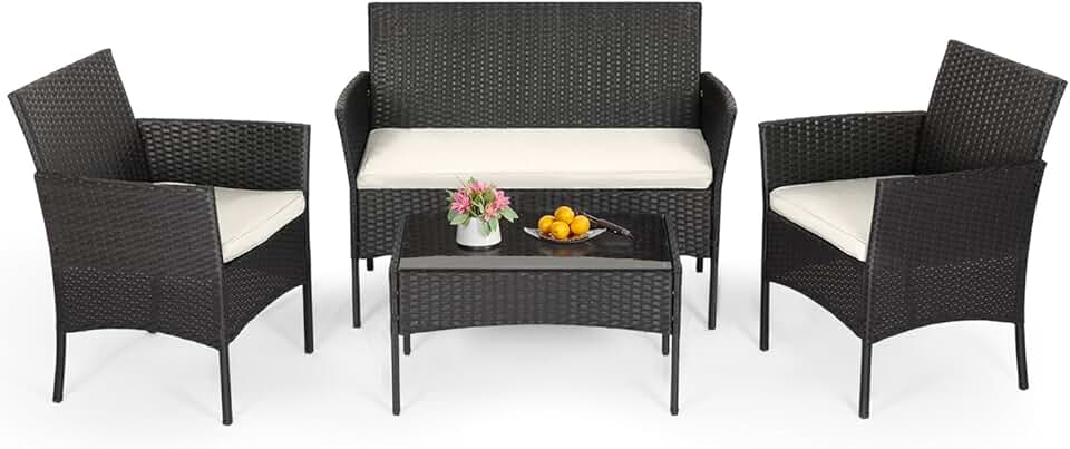 FDW 4-Piece Patio Set