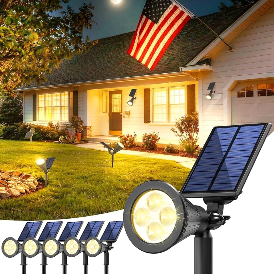 6 Pack Solar Lights