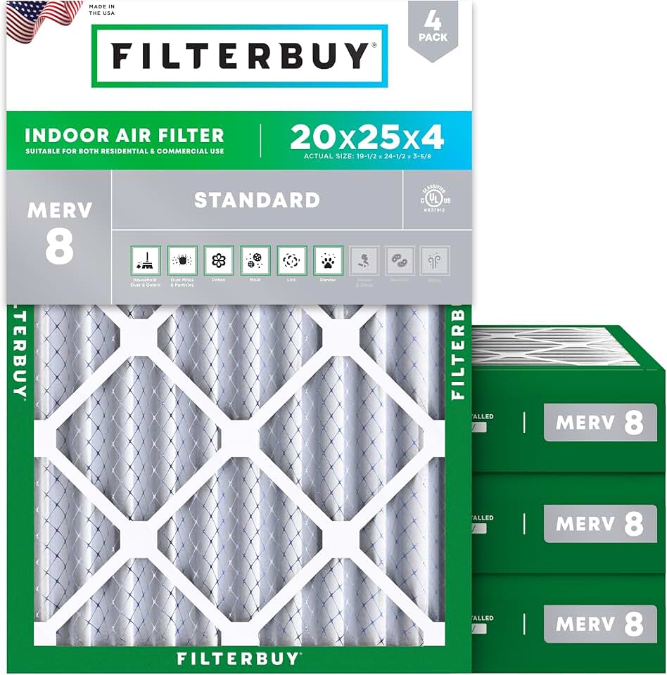 Filterbuy 20x25x4 Filter