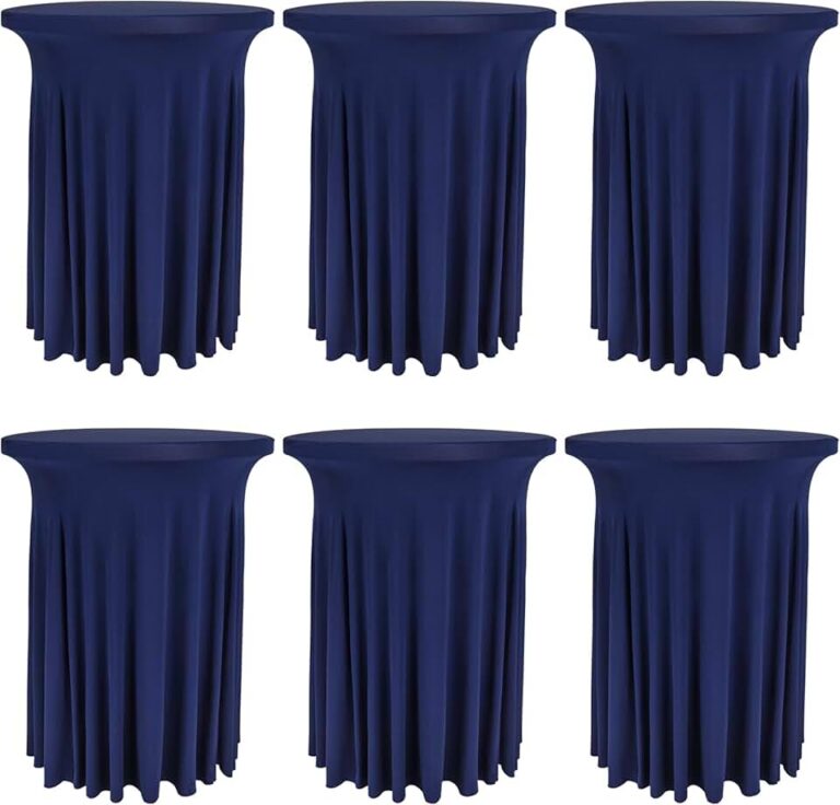 Fivenl Round Cocktail Tablecloth
