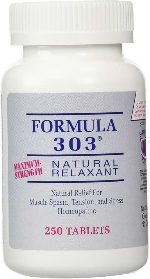 Formula 303 Relaxant Tablets