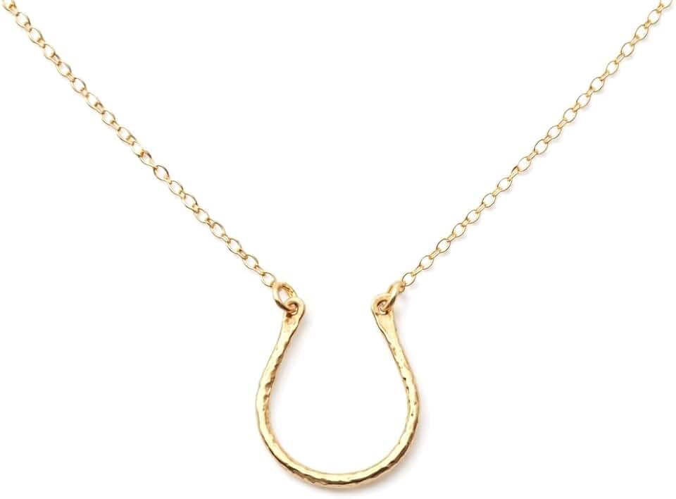 Gold Filled Horseshoe Necklace