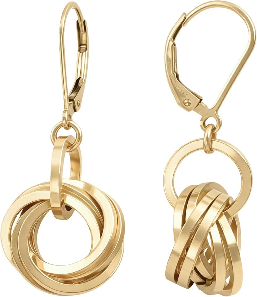 Gold-Filled Love Knot Earrings