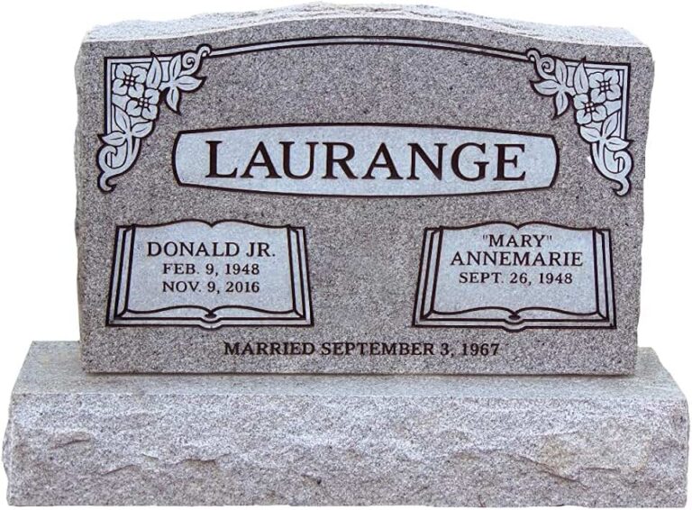 Granite Cemetery Headstone