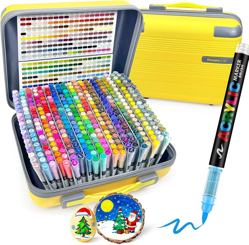Guangna 360 Acrylic Paint Markers