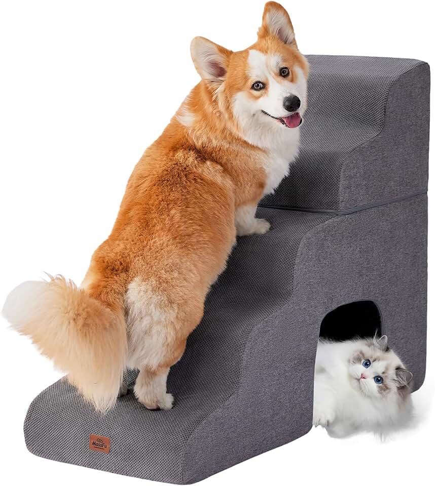 Curved Dog Stairs Ramp