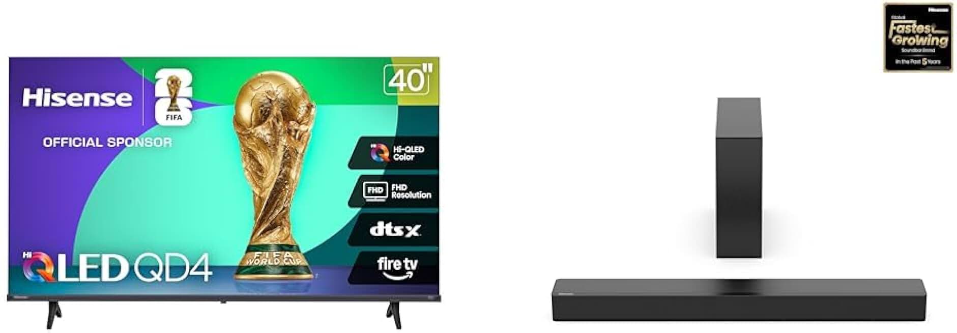 Hisense 40-Inch Fire TV Bundle