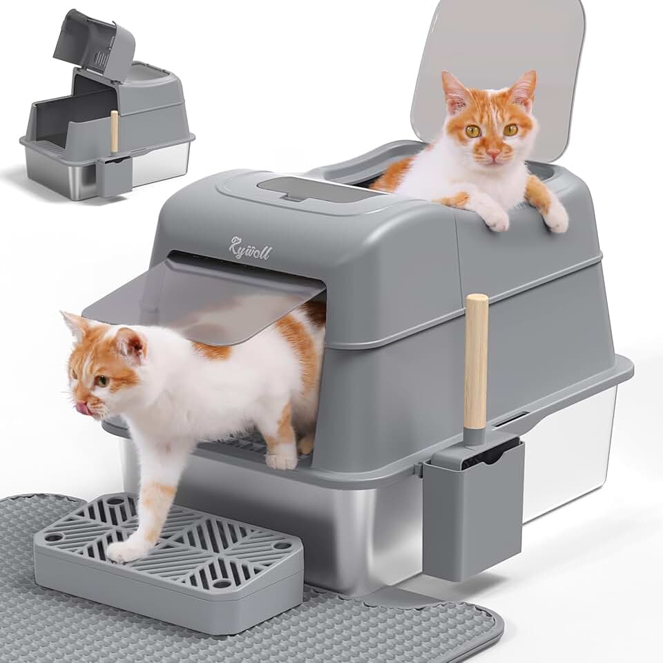 Rywell Stainless Steel Litter Box