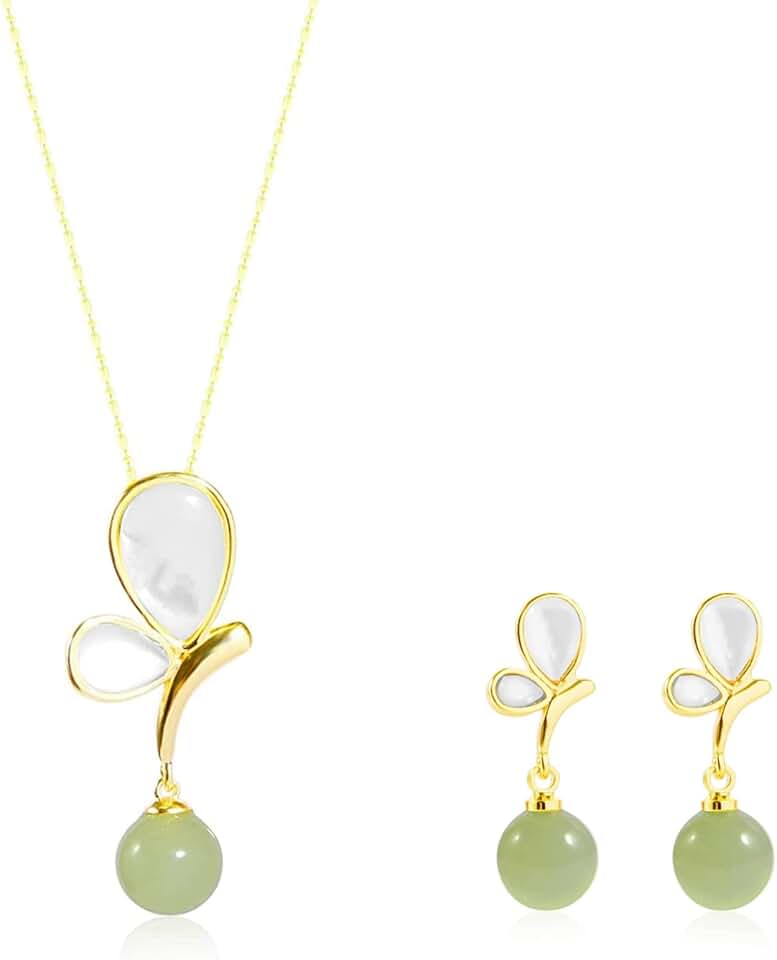 Hetian Jade Jewelry Set