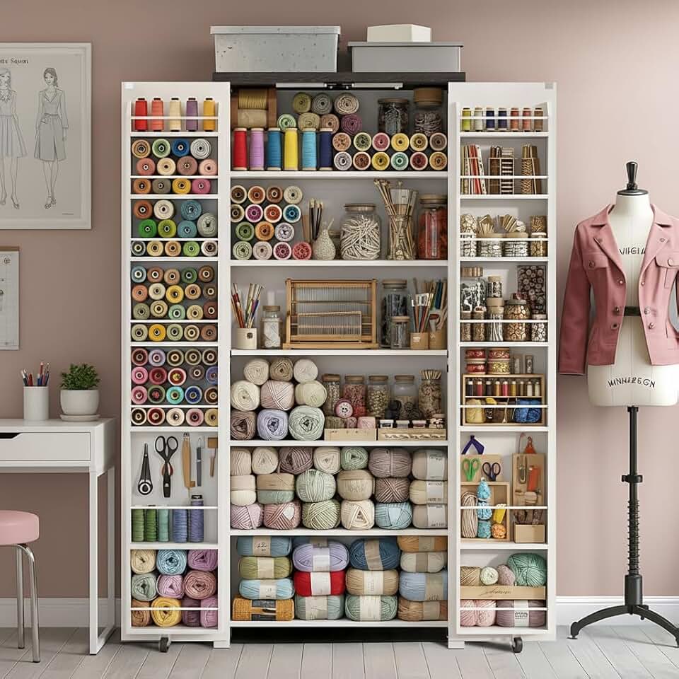 NEWOWNDS Craft Cabinet