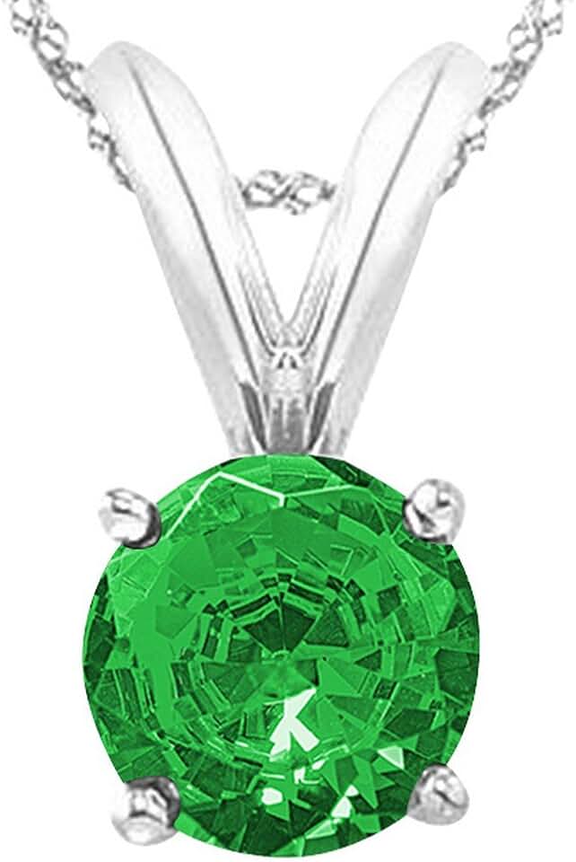 Houston Diamond District Emerald Pendant