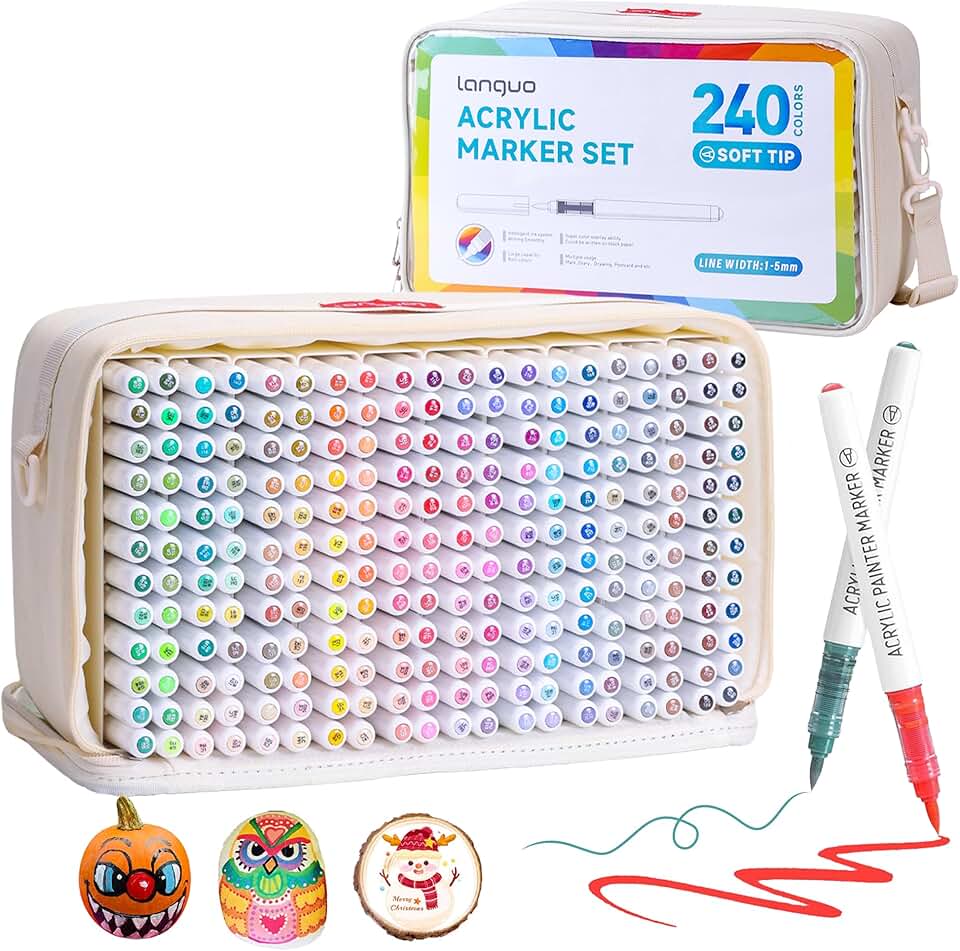 240 Colors Acrylic Paint Markers