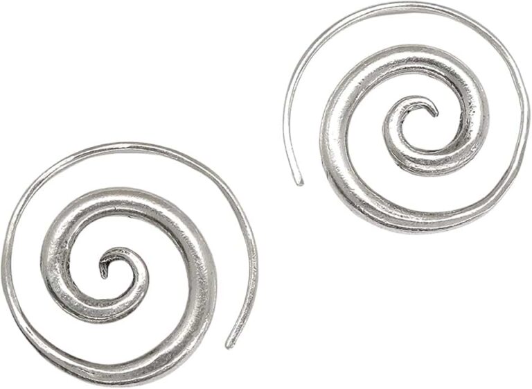 Sterling Silver Spiral Earrings