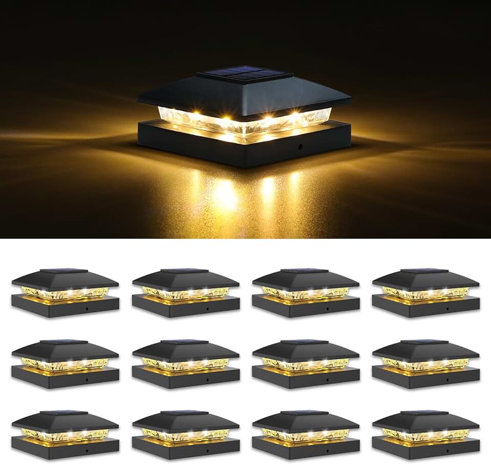 VOLISUN Solar Post Cap Light