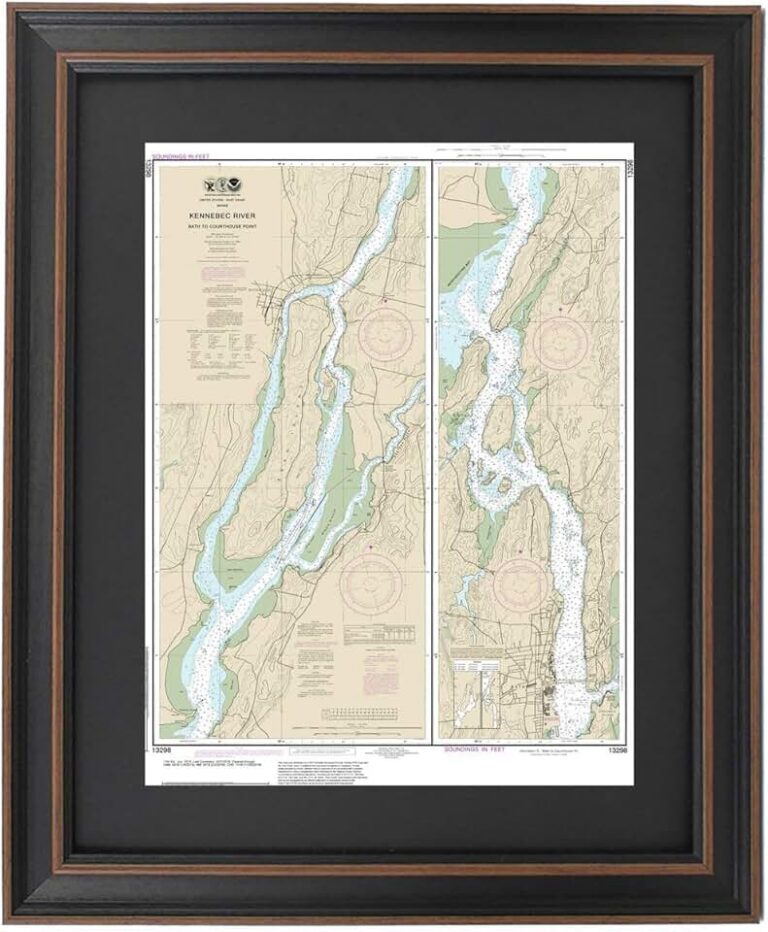 Kennebec River Map