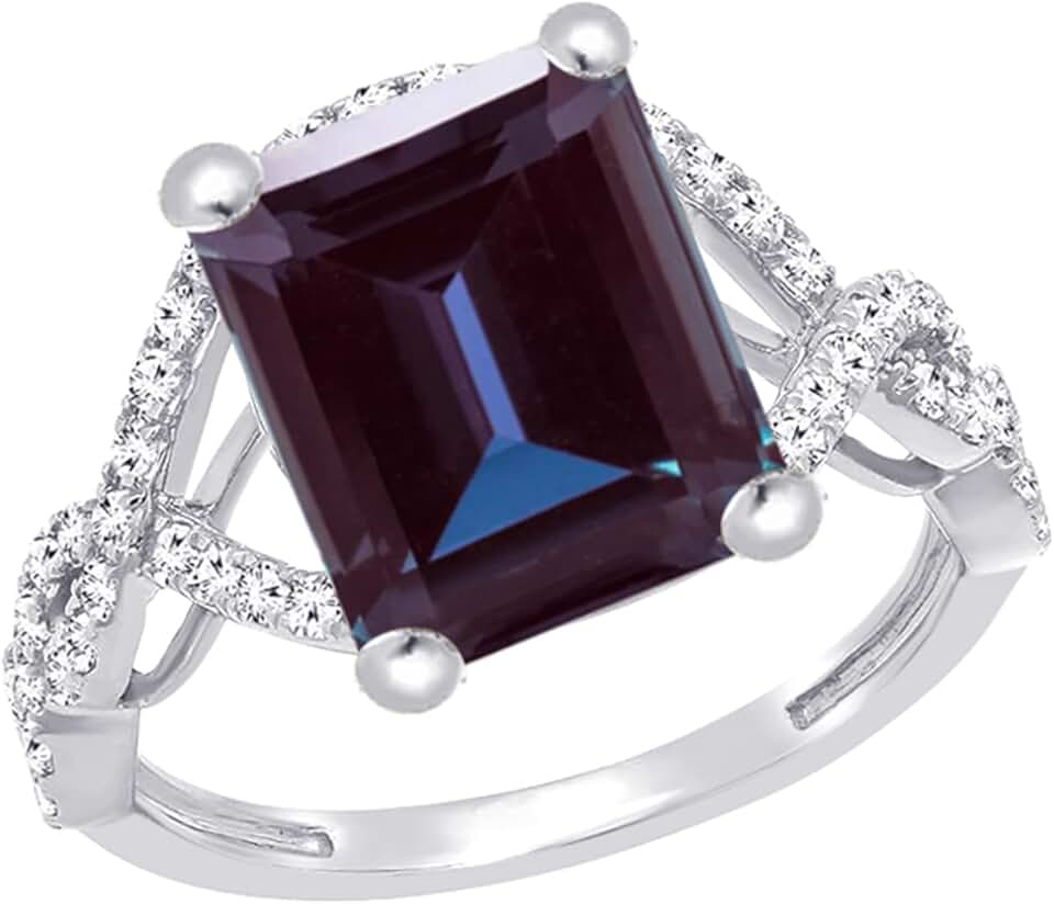 Lab Grown Emerald Ring