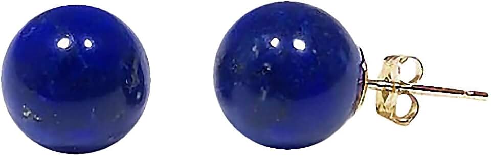 Lapis Lazuli Stud Earrings