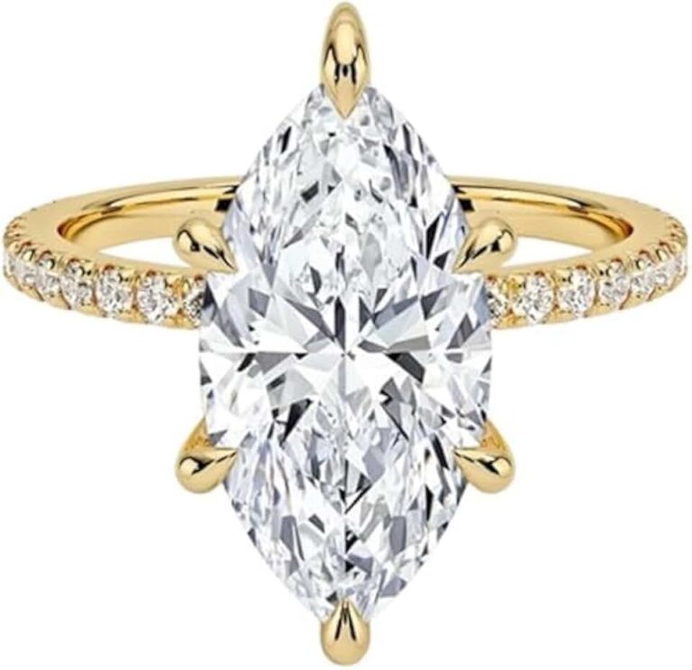 Marquise Lab Diamond Ring