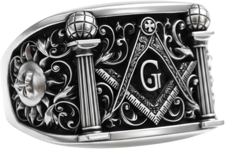 Masonic Gold Vermeil Ring