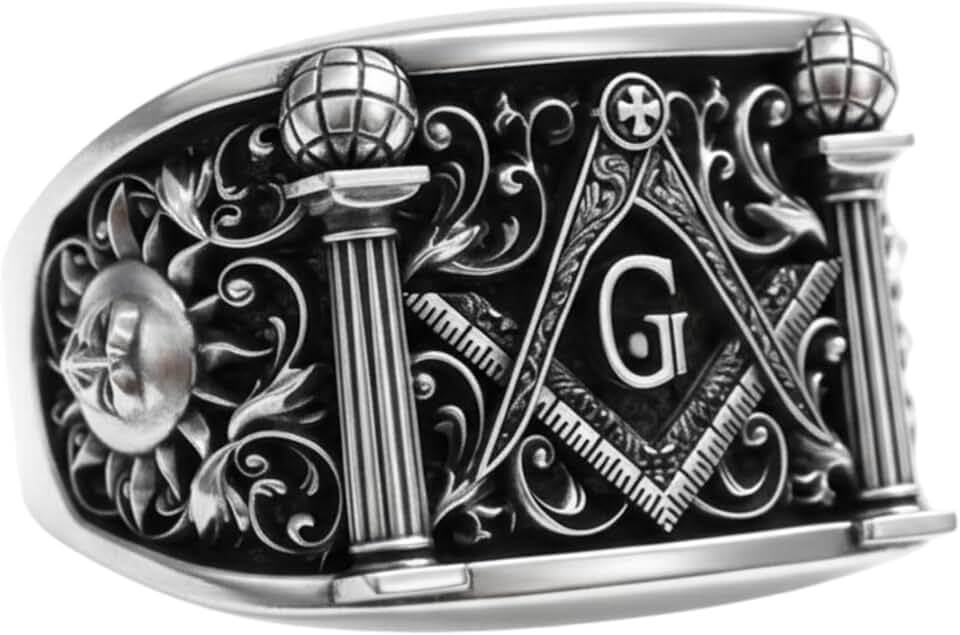 Masonic Gold Vermeil Ring