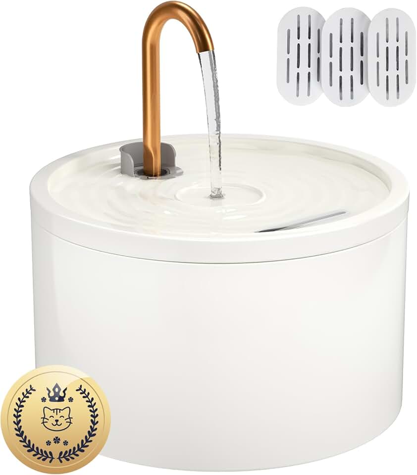 MISFANS Ceramic Cat Fountain