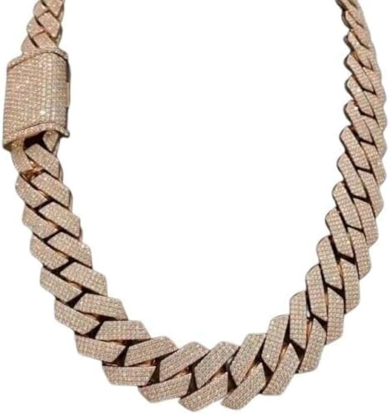Moissanite Cuban Link Chain